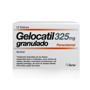 GELOCATIL 325 MG 12 SOBRES...